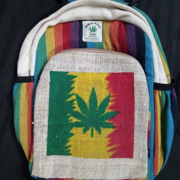 Himalayan Hemp Rainbow Mini Backpack main image 5